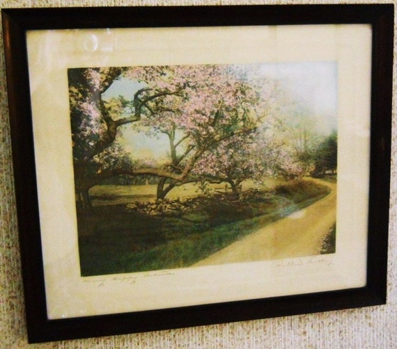 Vintage 1918 Signed Wallace Nutting Original by SirGunnisonsFarm