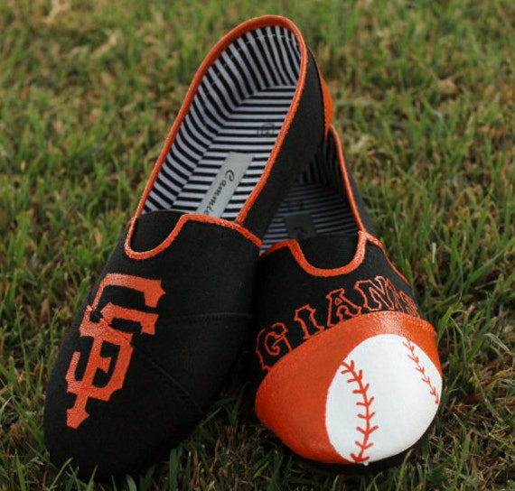 San Francisco Giants Hand Painted Shoes