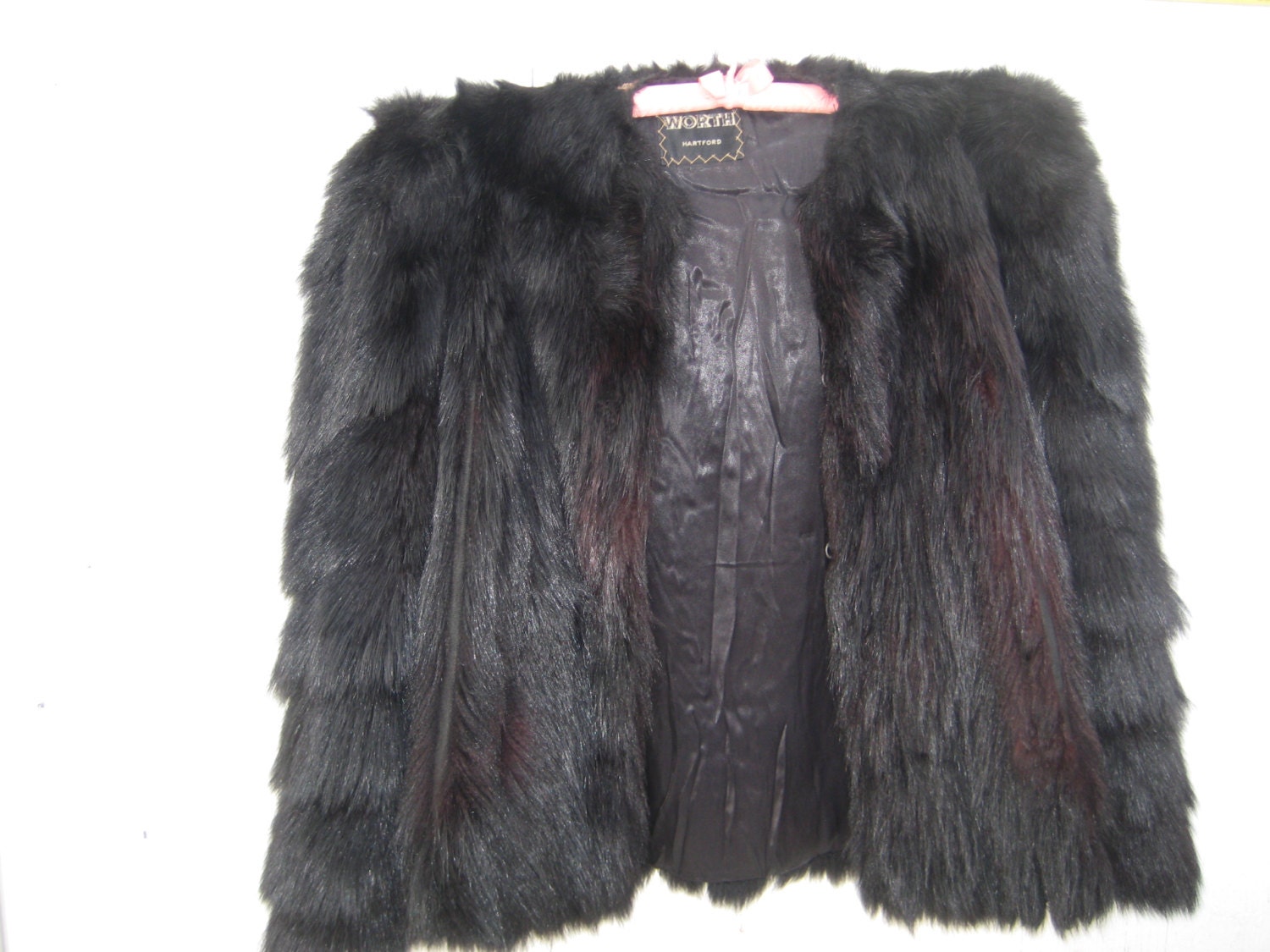 Stylish Vintage Monkey Fur Jacket