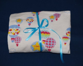 Pack n Play Sheet - Parachutes Fitted Cotton Flannel Playard Sheet for Baby or Toddler