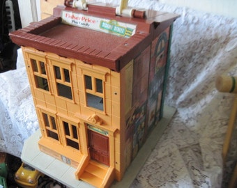 Fisher Price Little People Sesame Street House.Hard to Find,Fisher Price Toys,Toys,Vintage Toys,Doll house