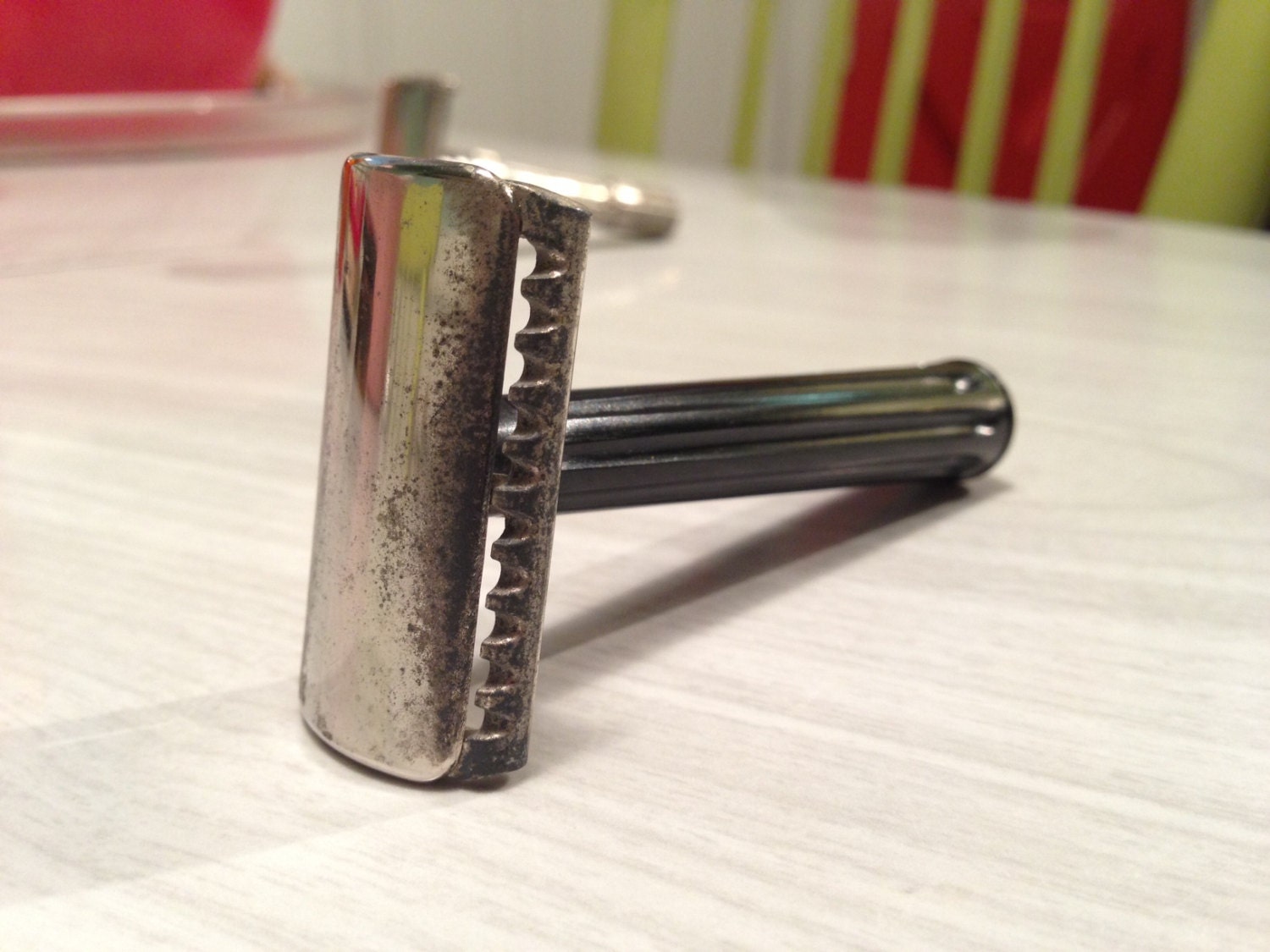 Barbasol Safety Razor with Black Handle