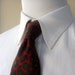 BEAUTIFUL Vintage J. Press Silk Ancient Madder / Paisley Jacquard on Red Trad / Ivy League Tie. Made in USA.