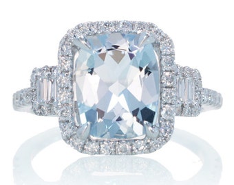 Gemstone engagement rings alternative