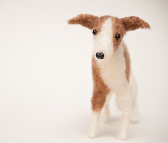 Needle Felted Italian Greyhound Custom for Laura