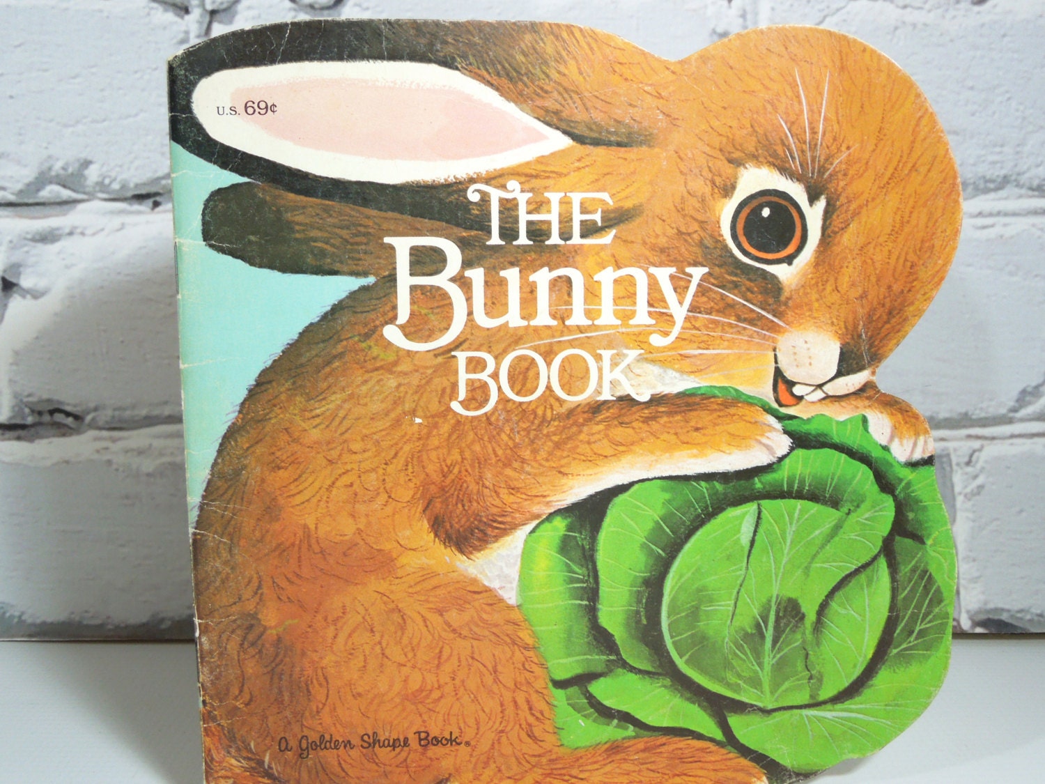 The Bunny Book. A Golden Shape Book. Circa 1980's.
