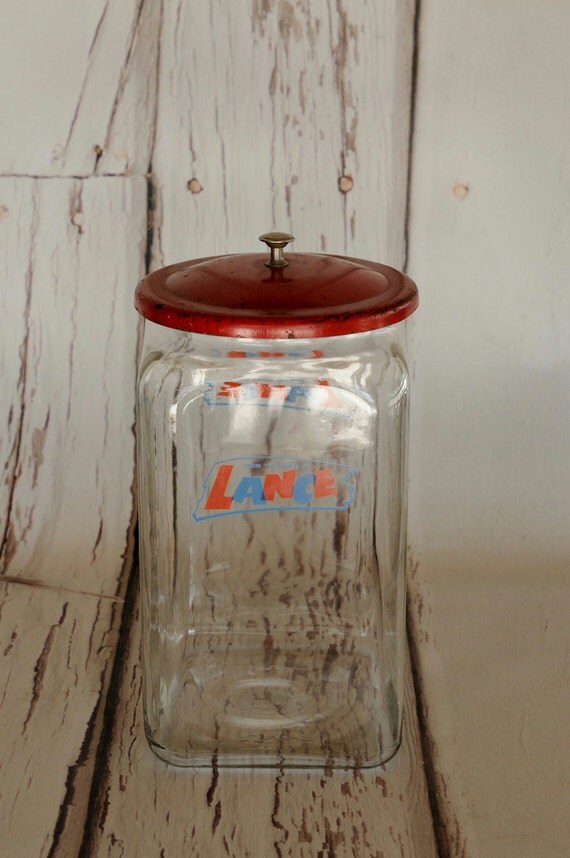 Vintage 1950's Lance Cracker Jar