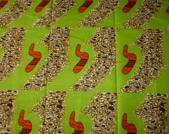 African Cotton Fabric Real Wax Print African Fabric For Dressmakings/Fabric for Sewing Dresses, Skirts, Sold By The Yard