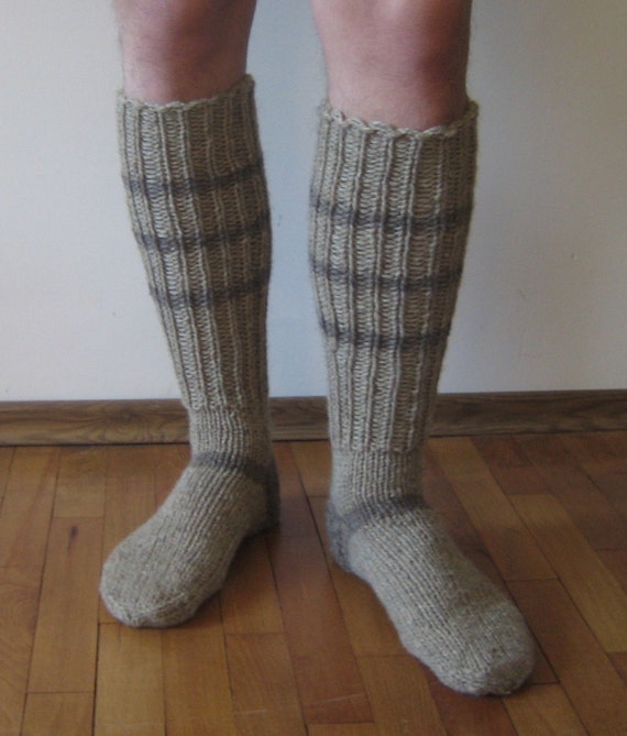 modele tricot chaussette homme