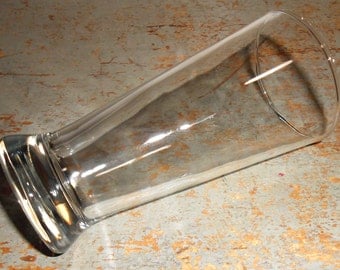 Vintage Beer Glass, Barware, Anchor Hocking, Drinking Glass, Pilsner, Bar Glass, Clear Glass, Glass Ware