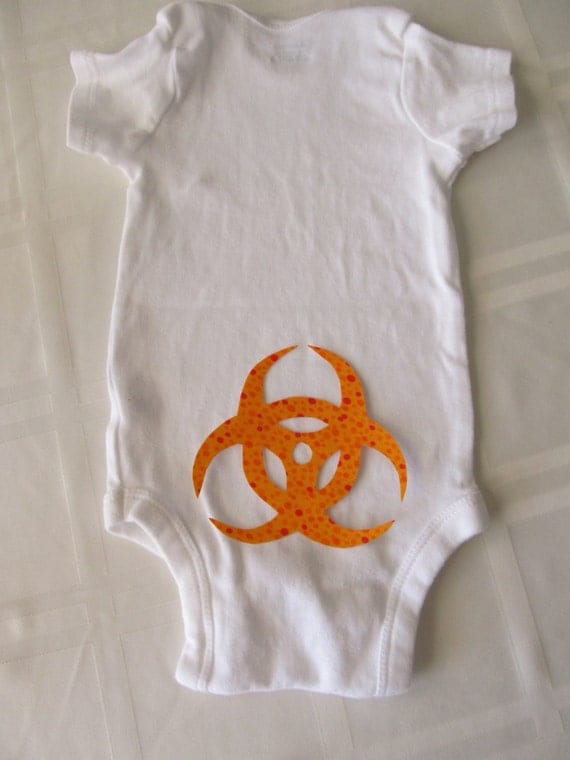 Hazardous waste iron on applique - diy hazardous waste tee or hazardous waste diaper Il_570xn
