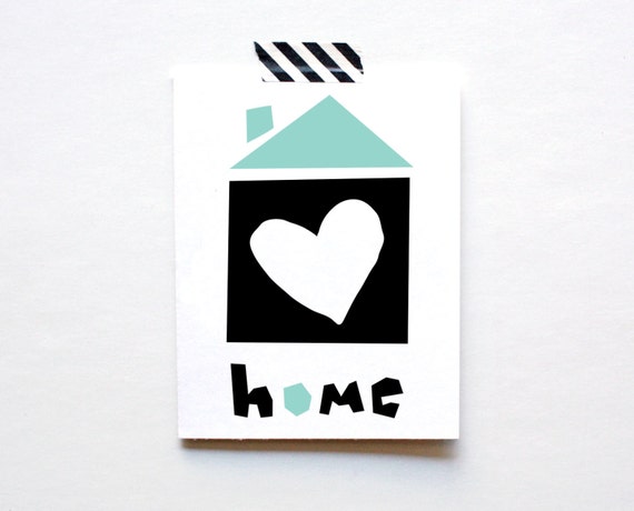 New Home Card, Housewarming, Homesick, Moving Card, Missing You