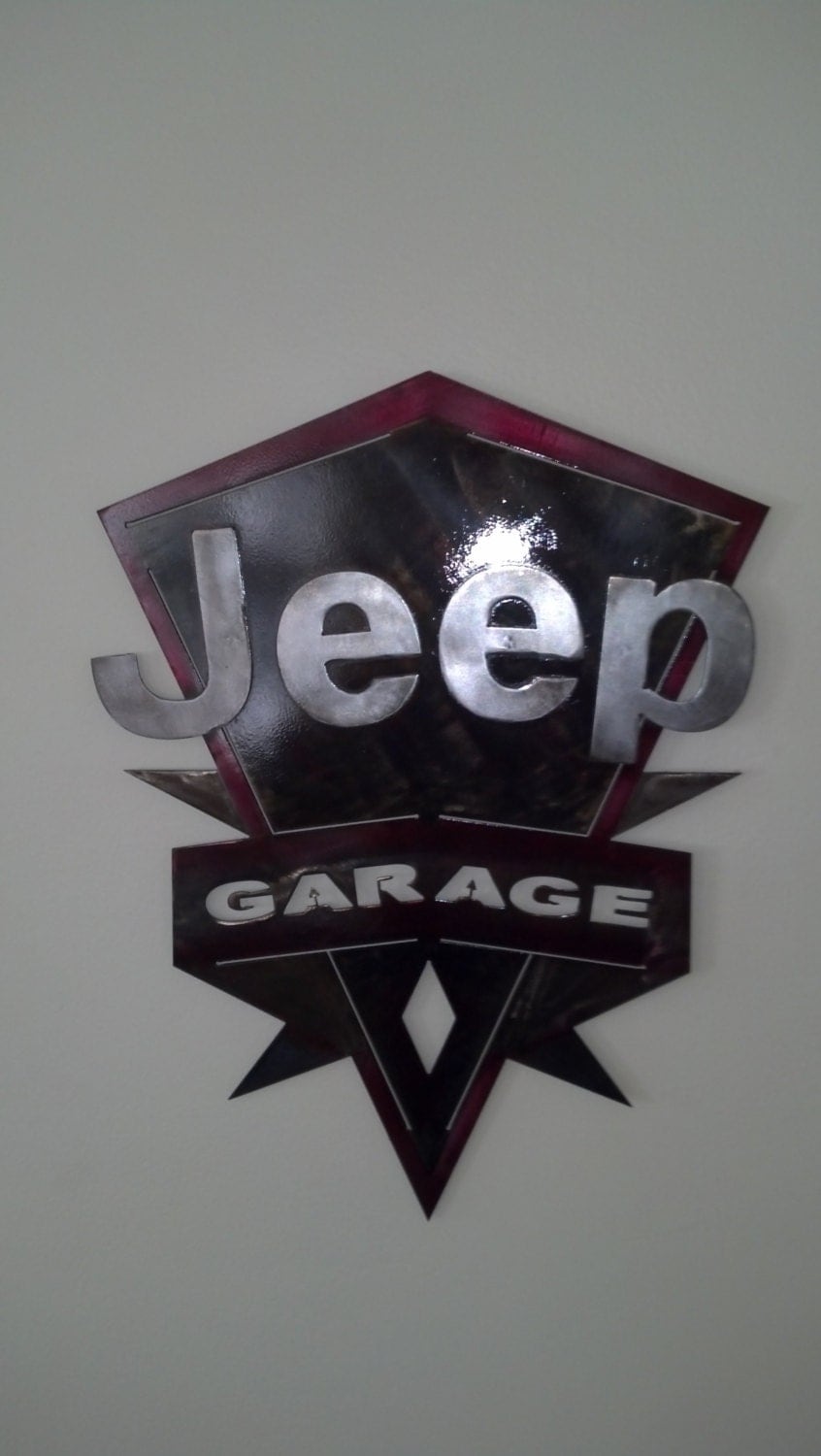 Jeep Garage Sign
