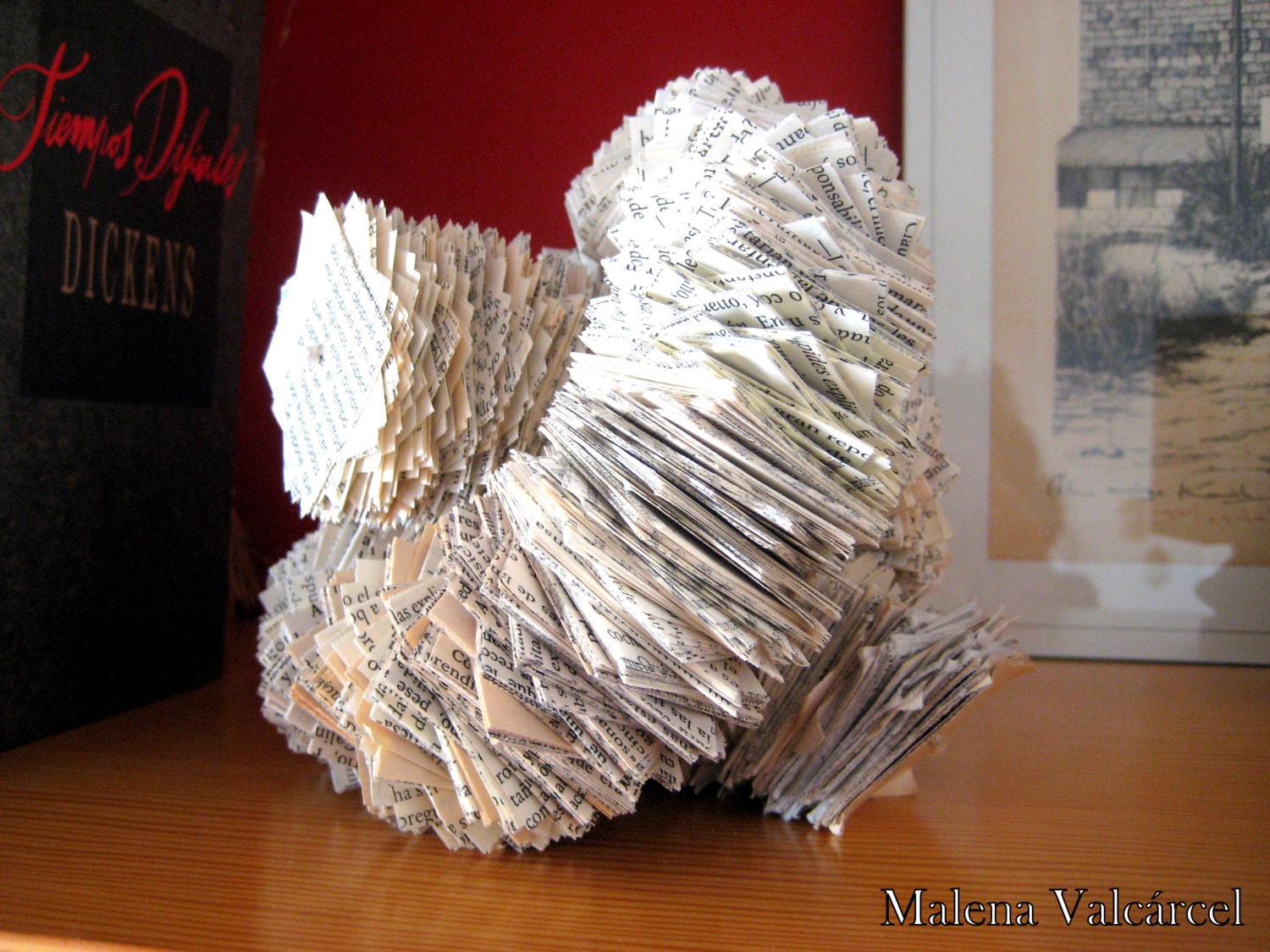 Paper Sculpture abstract book paper sculpture