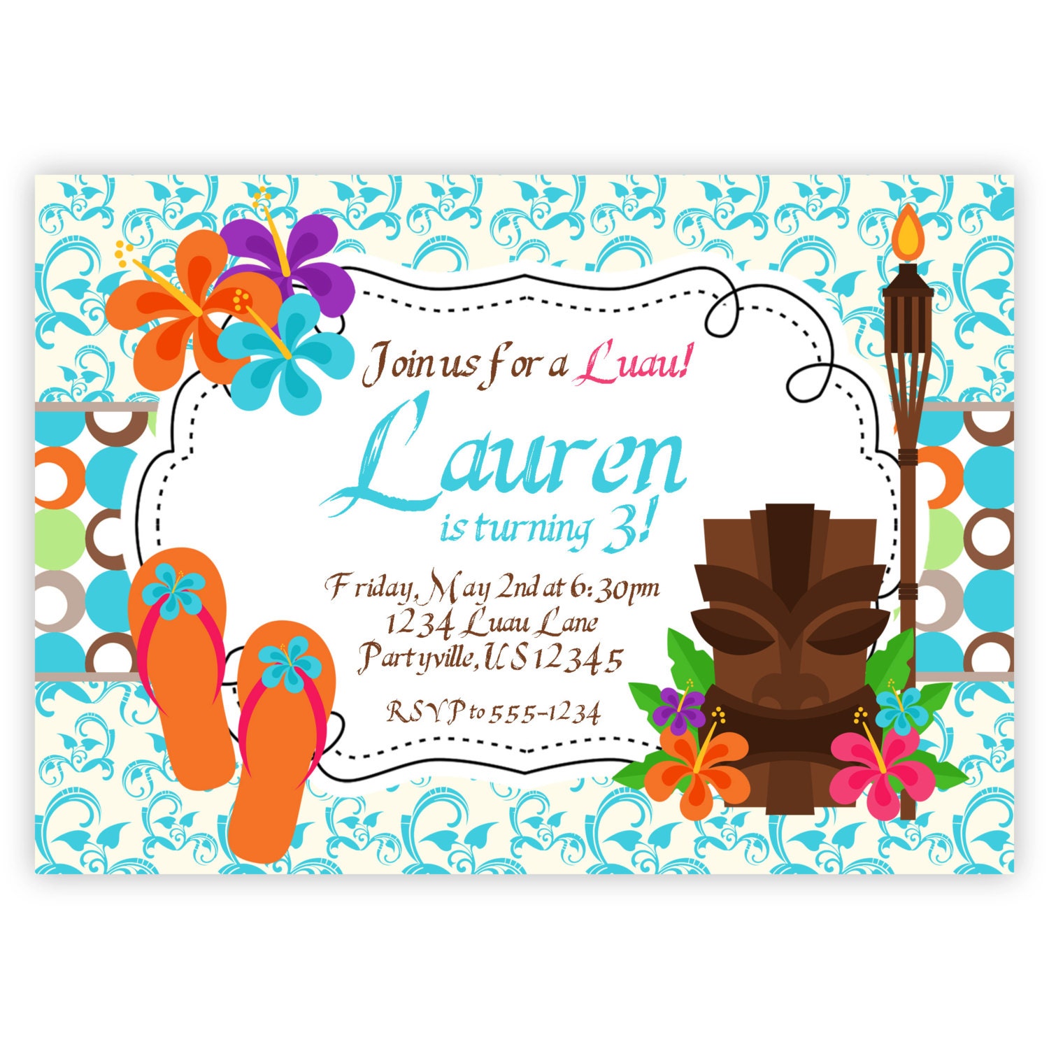 9 Best Images of Free Printable Luau Flyers - Free ...