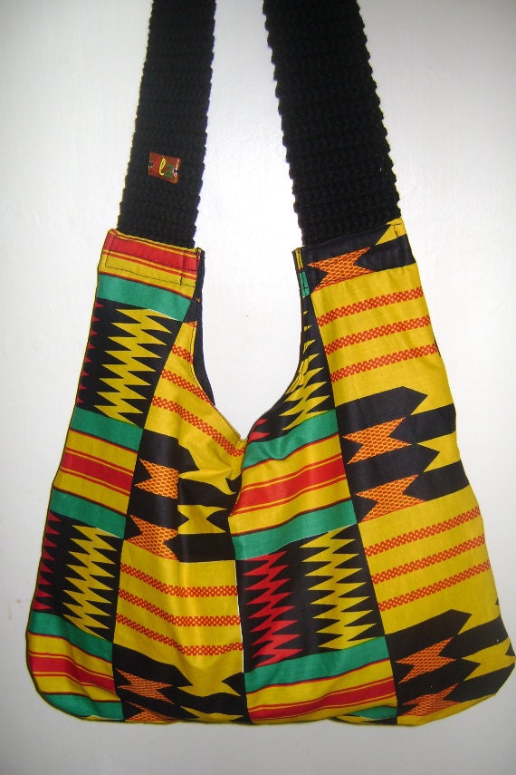 Ila Designs RasTa Kente Bobo Bag 100% African print cotton