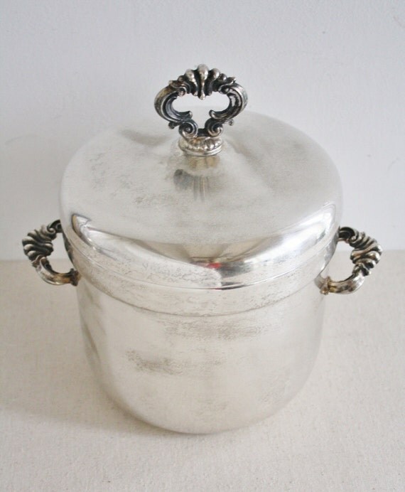 Vintage Silver Plated Ice Bucket by Sheridan Silver