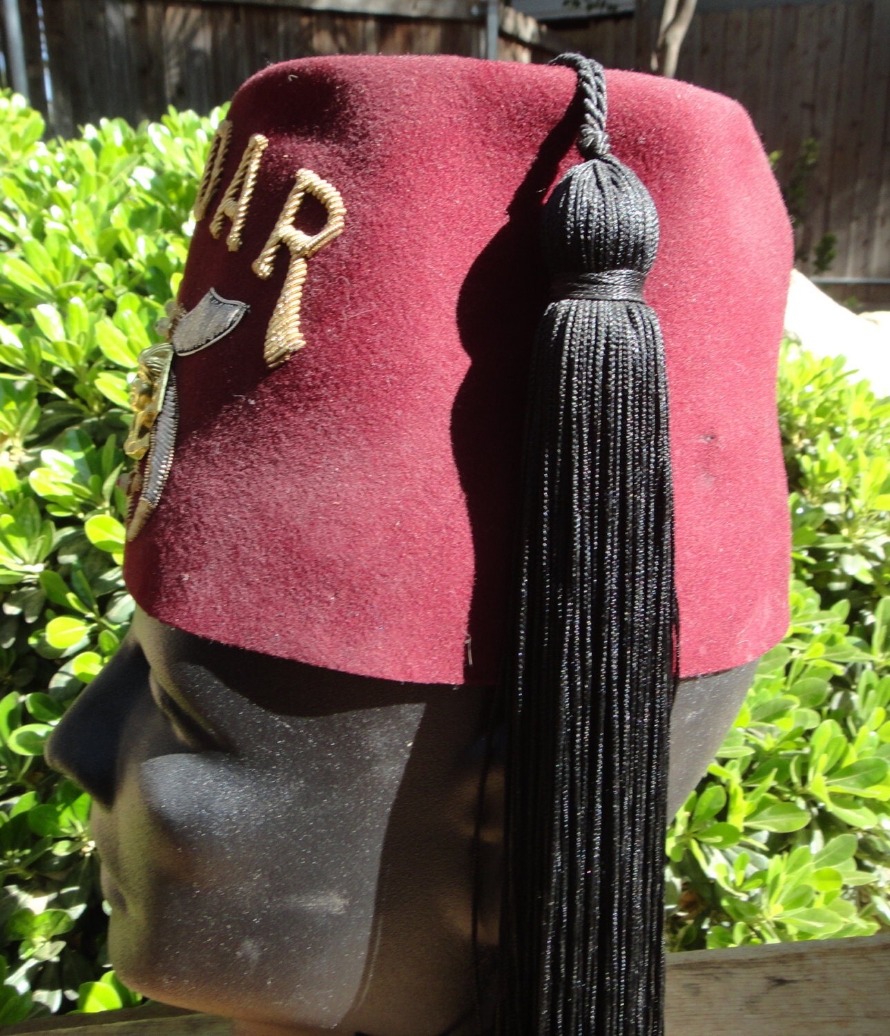 Vintage AKDAR Shriner Hat by AskMeDecor on Etsy