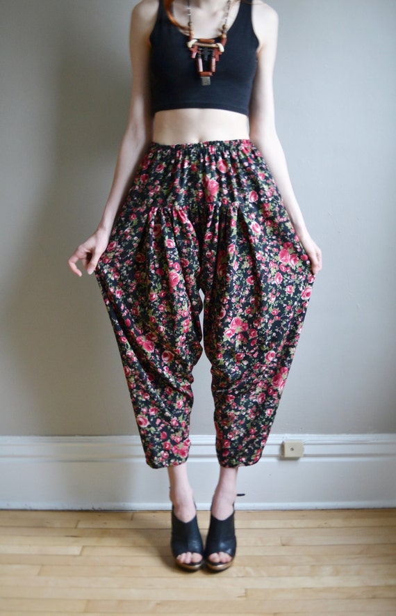 high rise harem pants