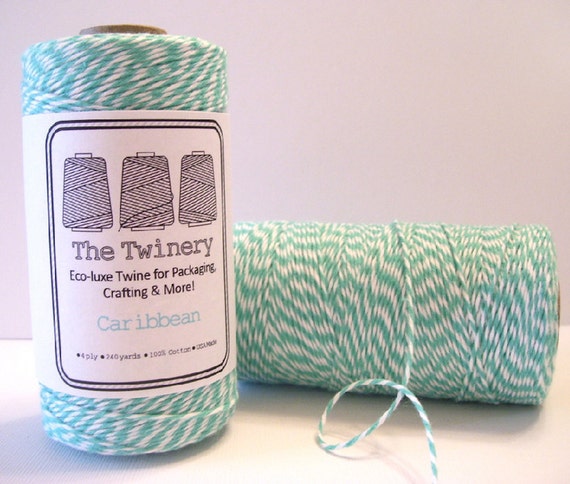 Bakers Twine - Caribbean - 4 Ply Twine - 240 Yard Spool - The Twinery - Craft Supplies Il_570xn