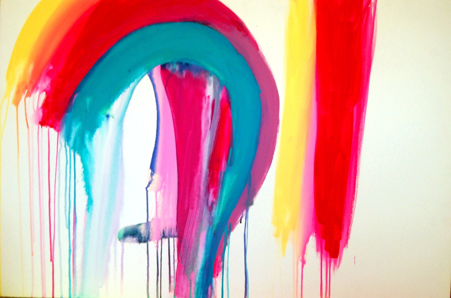 Liquid Rainbow by RebeccaEVolkmann on Etsy