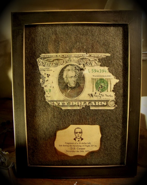 20 Dollar Bill from D.B Cooper Heist