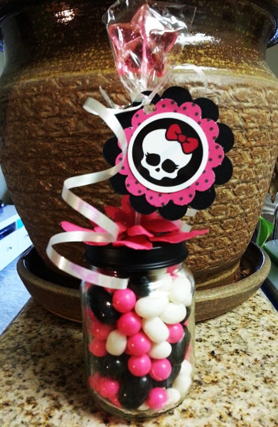 Monster High Baby Food Jar Party Favors By Stinkystuffs On Etsy