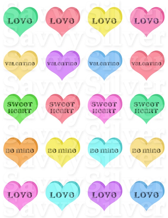 conversation hearts clip art free - photo #47