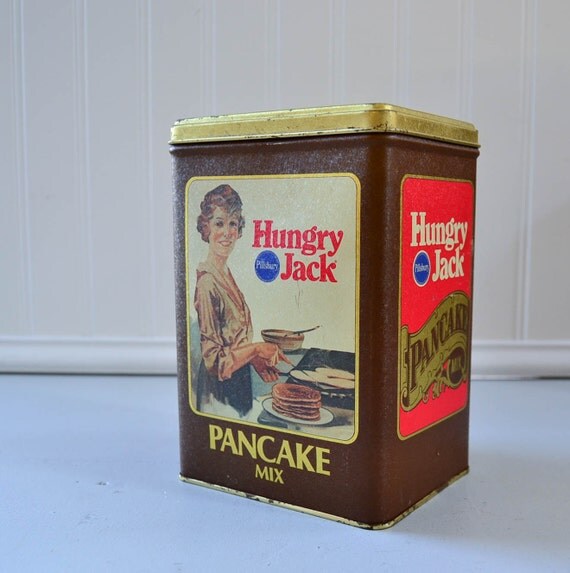 Vintage Tin Canister Hungry Jack Pancakes