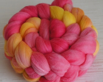 Merino Wool Roving - Hand Painted Felting or Spinning Fiber