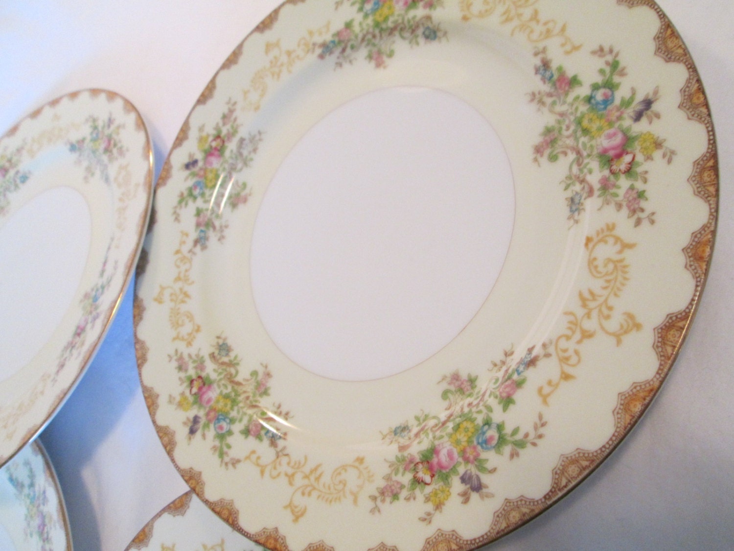 Vintage Meito China Dalton Dinner Plates Set of 4