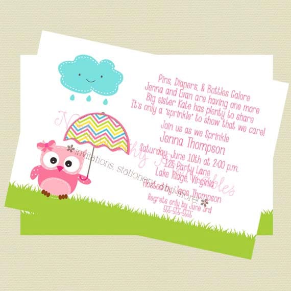 Printable Baby Sprinkle Invitations 3