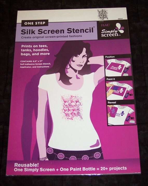 how to make reusable silk screen stencils