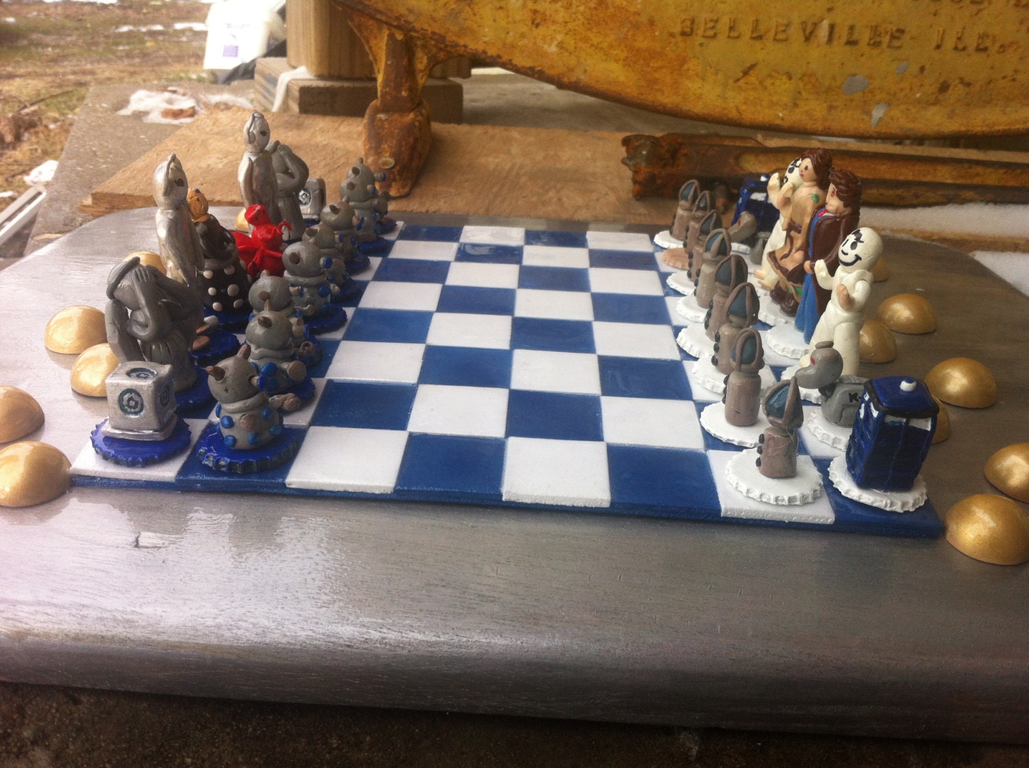 Doctor Who Custom Made Chess Set
