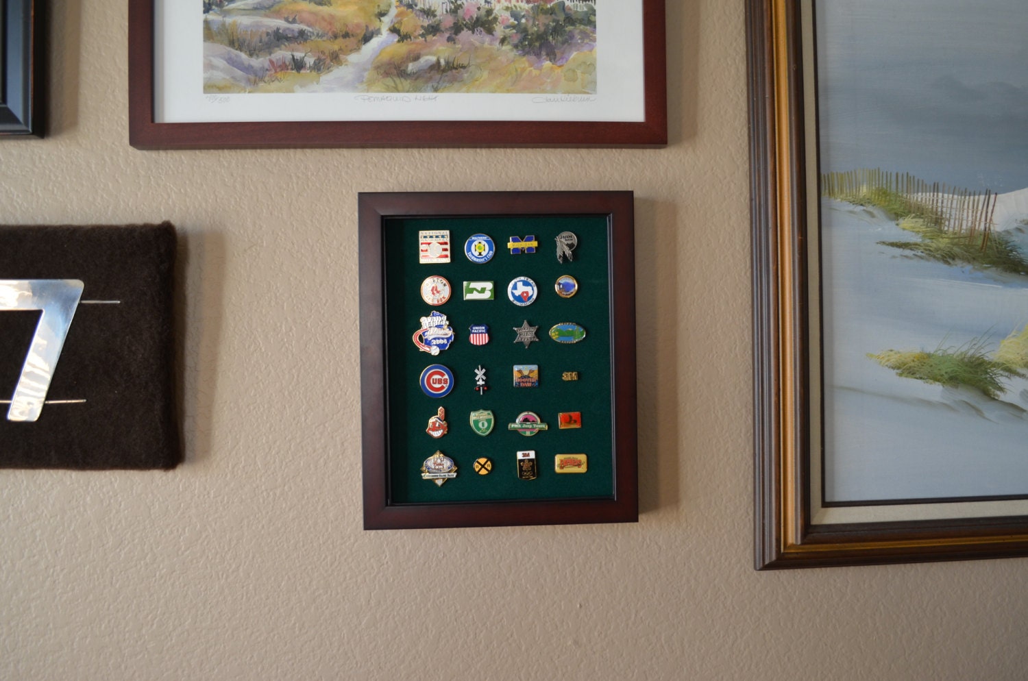 8x10 Lapel Pin Display 24 Pins