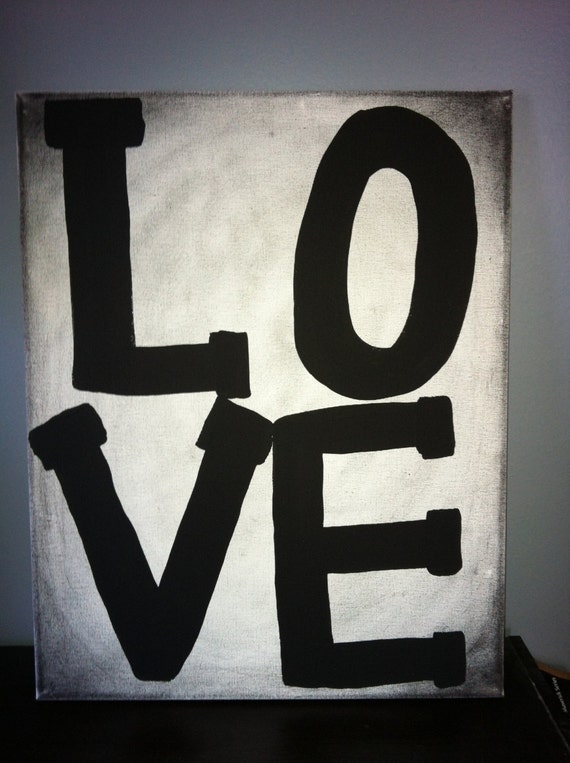 Items similar to Words on canvas on Etsy