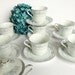 Mikasa Tea Party Set Dresden Rose Seven Teacups Saucers Baby Shower