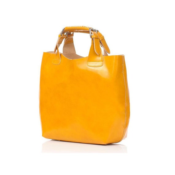 yellow orange bag