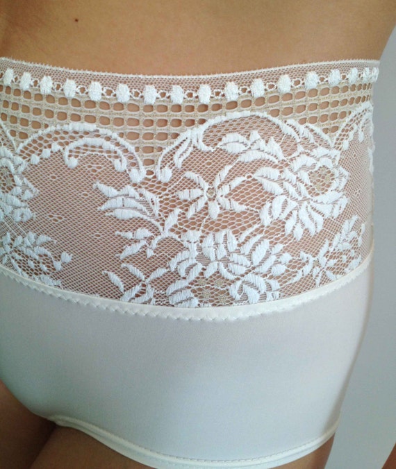 Wedding lingerie // Bridal panty // White Womens Panties