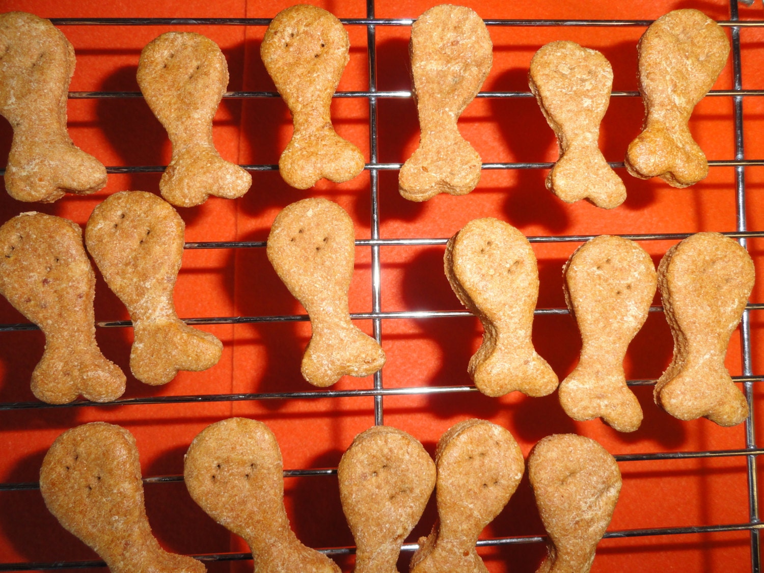 Barbecue Drumstick Dog Treats Each Drumstick Bursting with