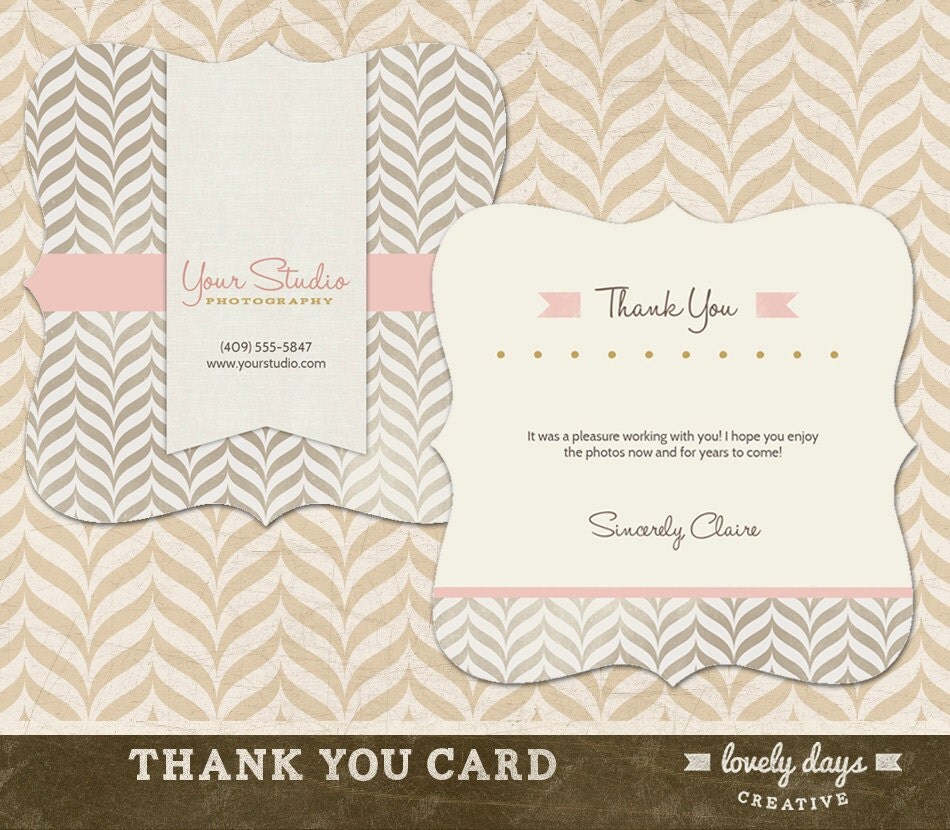 Thank You Card Template for Photographers by 