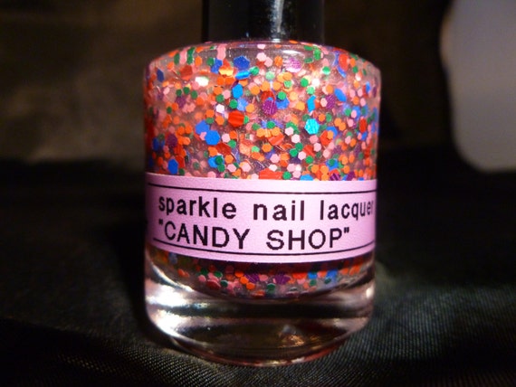 Candy Shop---Handmade/Homemade Glitter Nail Polish