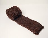 Steampunk Metallic Scarf Hand Made 4 Inches by 6 Feet Knitted Soft Shiny Orange and Gold Scarf Neck Warmer Steampunk Fashion