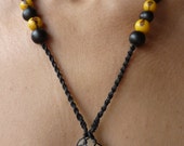 FREE & CONNECTED Citrino Choloque Tagua // //// Tribal, ethnic, artwork, handmade, handcraft, gemstone, macramé