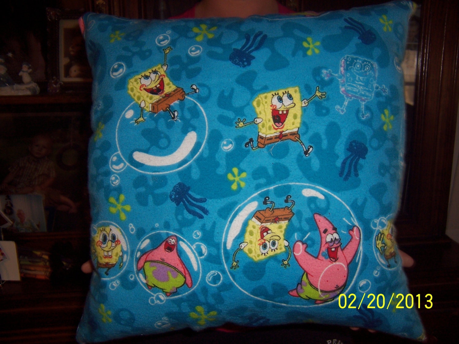 spongebob pillow fight