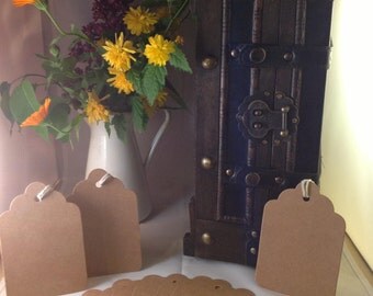 10 Large Luggage Tags