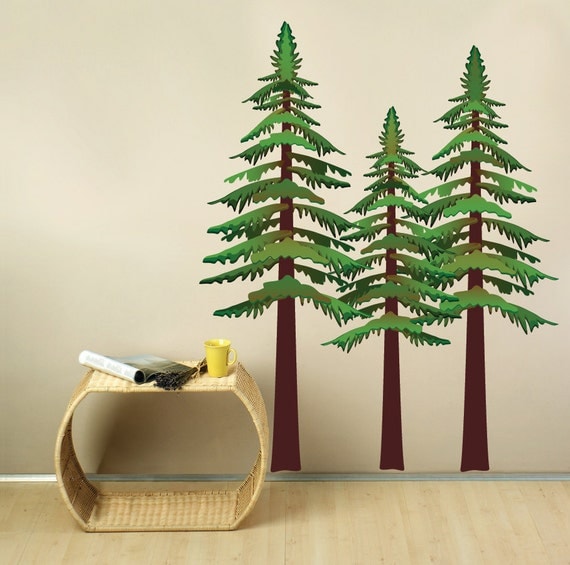 Pine Trees Wall Decal   Il 570xN.432880726 Gdkn 