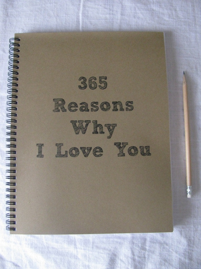 365 Reasons Why I Love You Oversized 85 X 11 Journal 6643