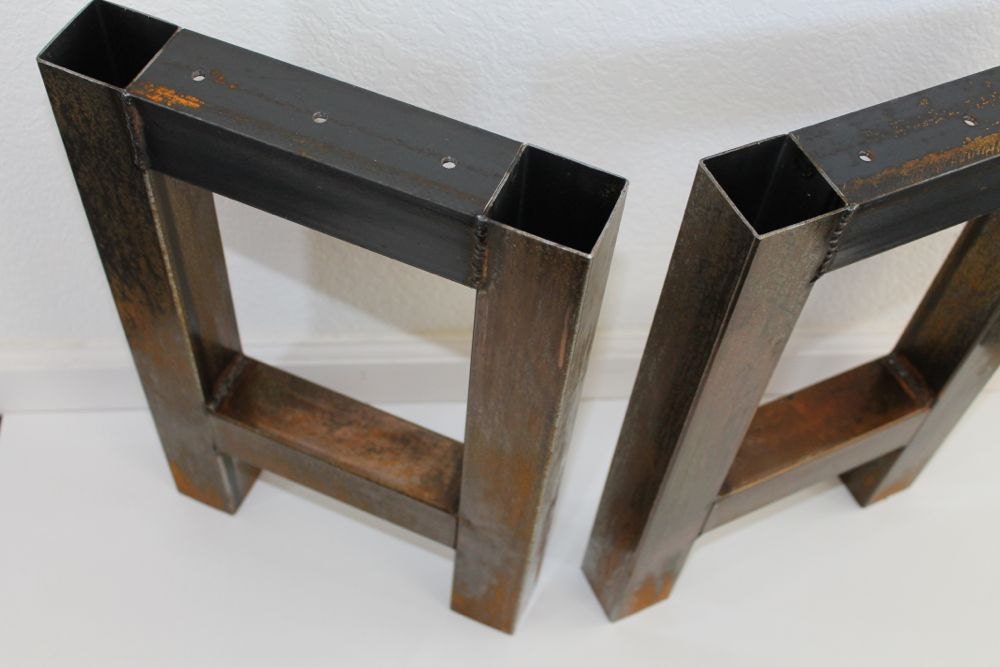 PATINA Metal Bench Seat Legs SET DIY Build your own Modern