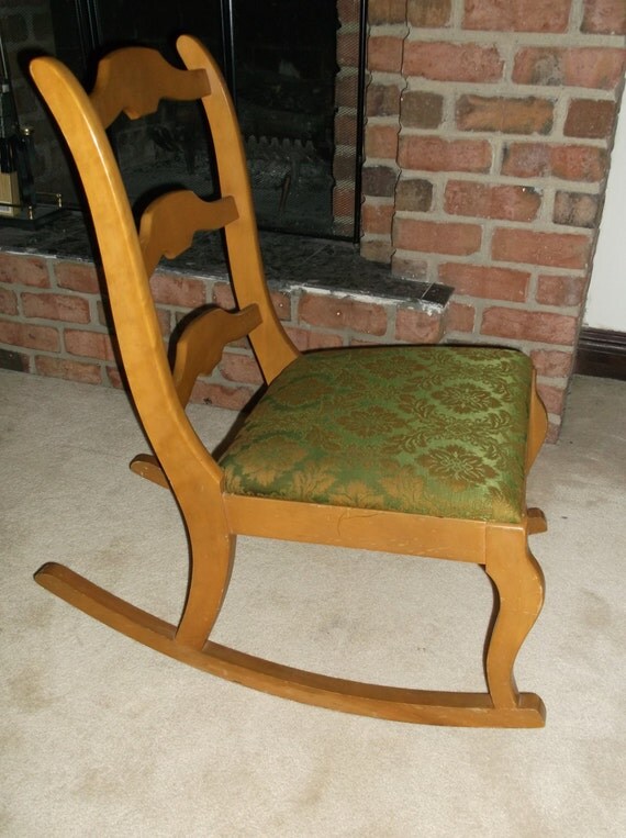 Rocking chair a superb vintage American Statesville Furniture